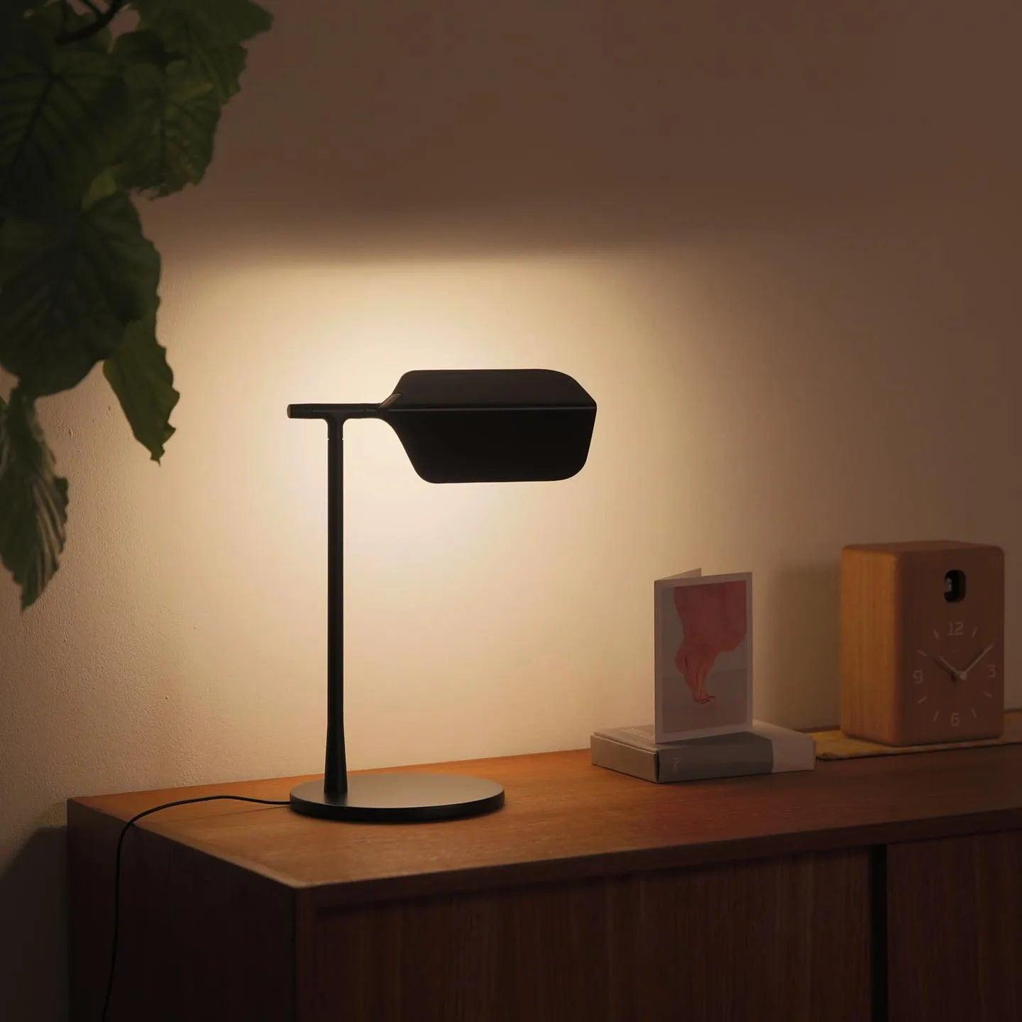 Table Lamp Iron 14.8 in LED Desk Workspace Minimalist Task Lighting Modern | Thomler