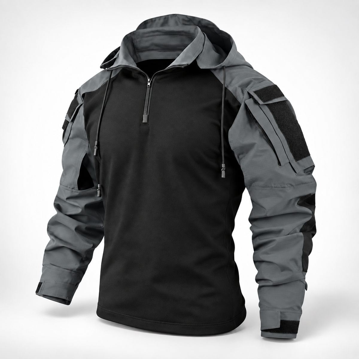 Water-Repellent Windproof Tactical Jacket for Men Outdoor Hiking Camping Everyday Wear Military Style Lightweight Polyester Coat | Thomler