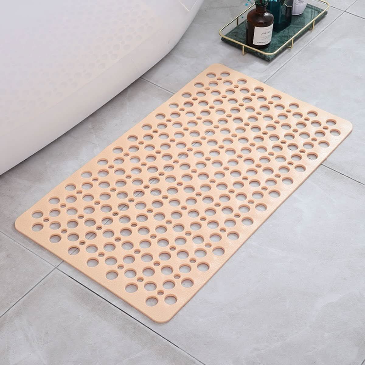 Non-Slip Shower Mat with Drainage Holes – Soft PVC Bath Safety Floor Mat for Wet Surfaces | Thomler