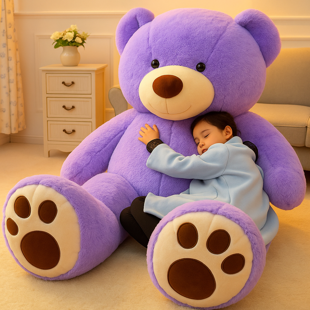 Giant Plush Bear – Adjustable Fill Stuffed Animal for All Ages & Home Display | Thomler