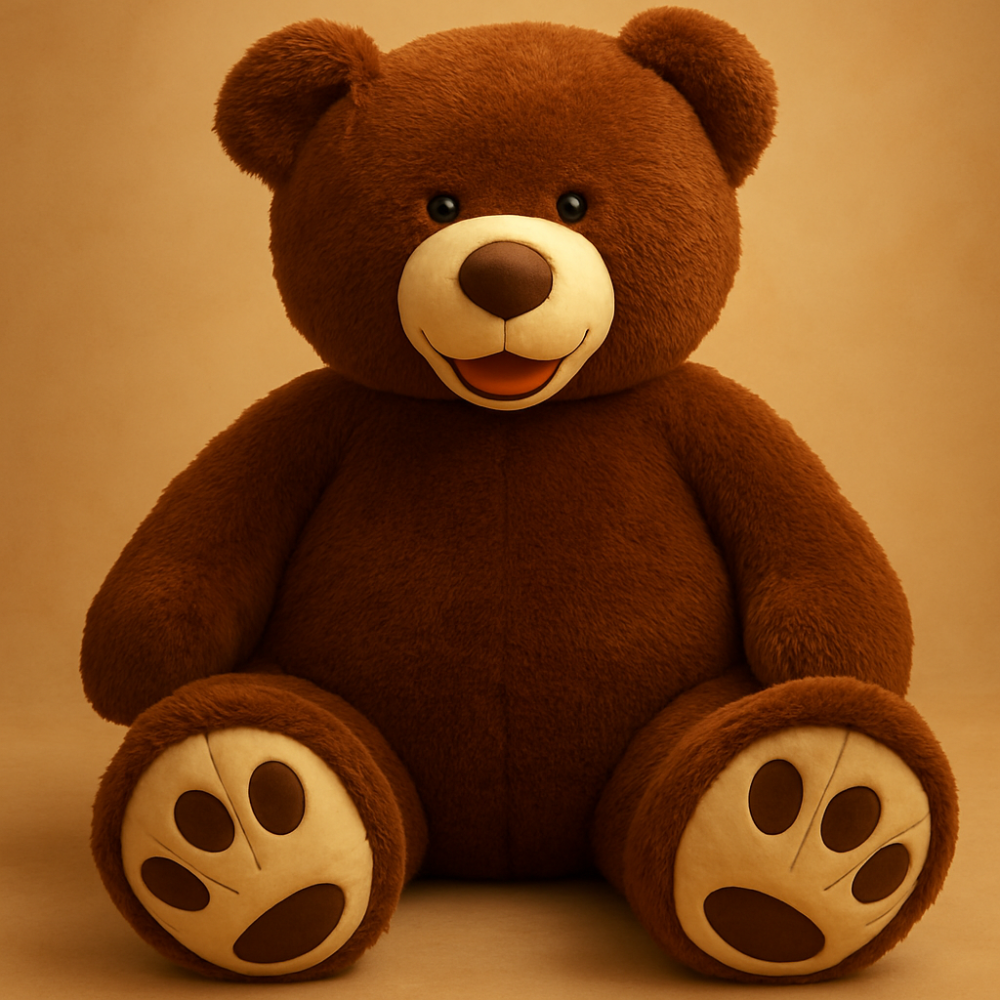 Giant Plush Bear – Adjustable Fill Stuffed Animal for All Ages & Home Display | Thomler