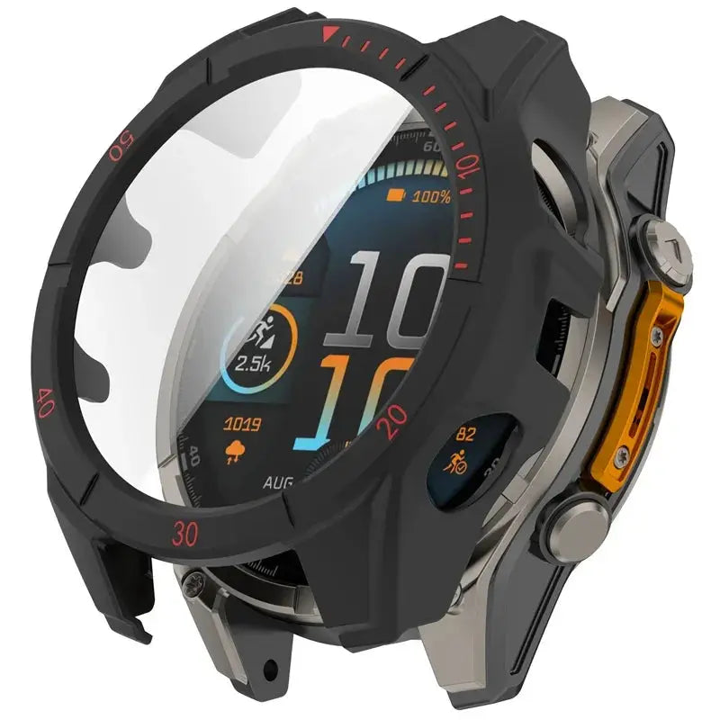 Protective Case & Screen Guard for Garmin Fenix 8 & Descent Mk3i Smartwatch | Thomler