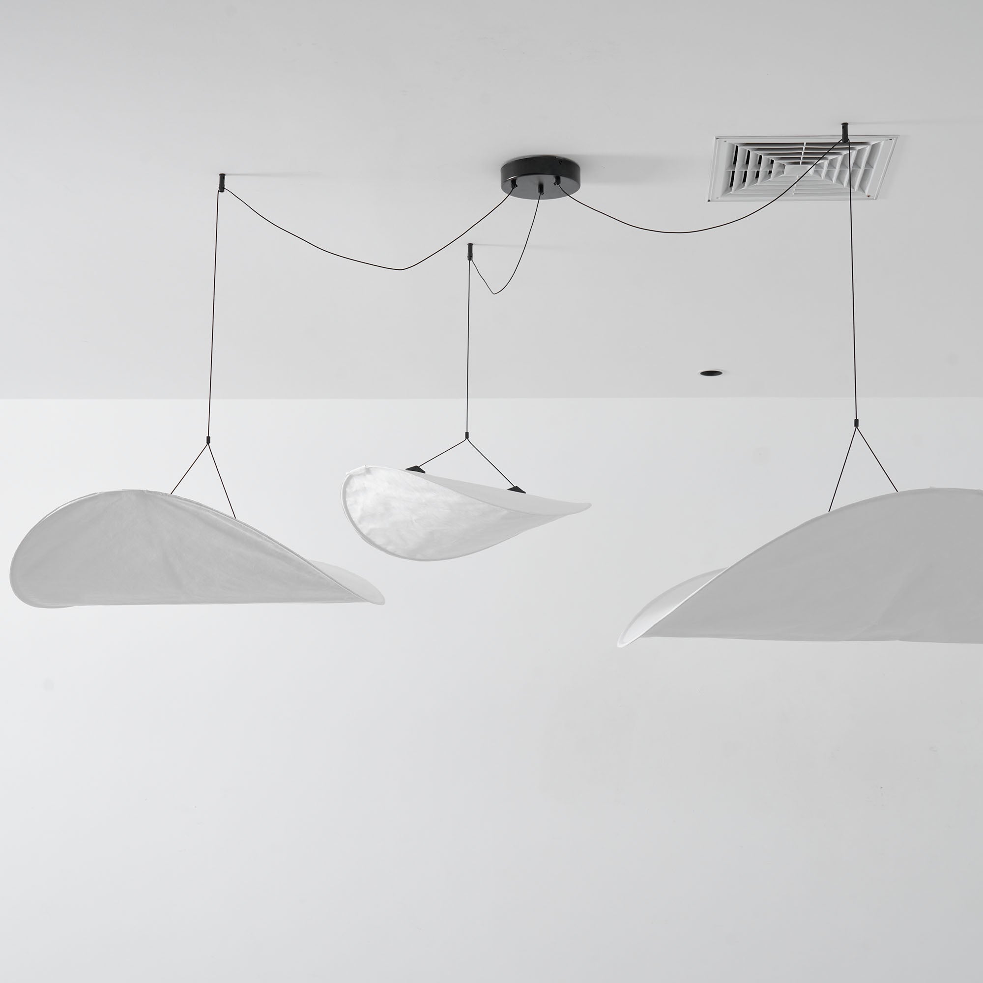Pendant Light Dupont Paper 23.6 in Ceiling Adjustable Modern Indoor Dining Room Kitchen Lamp | Thomler