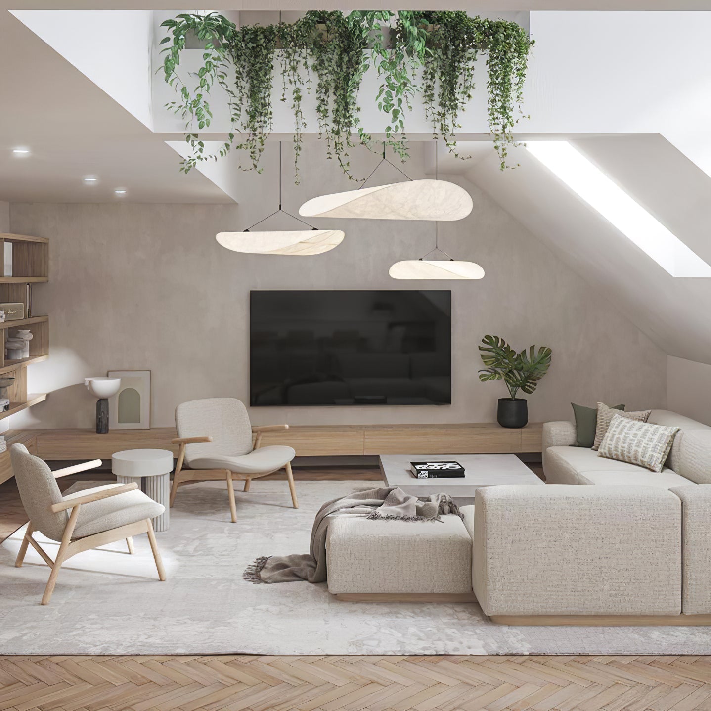 Pendant Light Dupont Paper 23.6 in Ceiling Adjustable Modern Indoor Dining Room Kitchen Lamp | Thomler