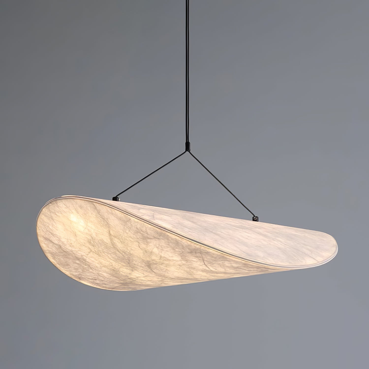 Tense Cloud Pendant Light 31.4 in LED White Ceiling Living Room Dining Modern Hanging Lamp Soft Diffuser Adjustable | Thomler