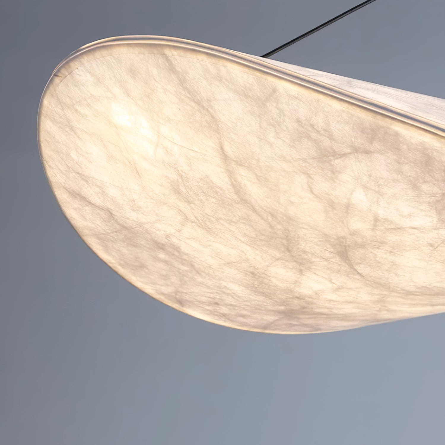 Tense Cloud Pendant Light 31.4 in LED White Ceiling Living Room Dining Modern Hanging Lamp Soft Diffuser Adjustable | Thomler