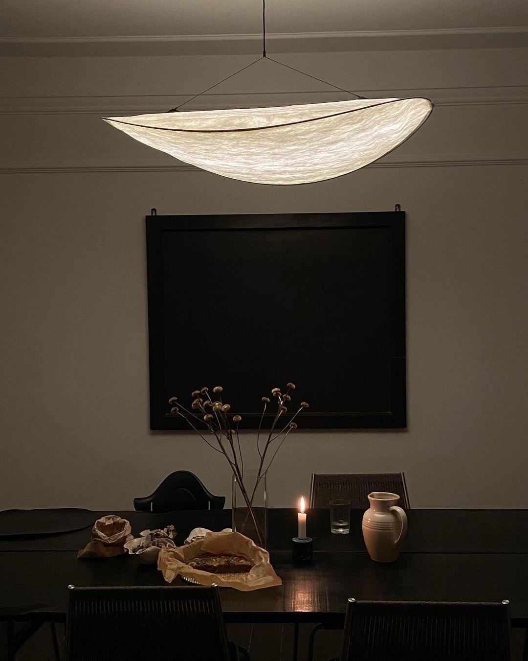 Tense Cloud Pendant Light 31.4 in LED White Ceiling Living Room Dining Modern Hanging Lamp Soft Diffuser Adjustable | Thomler