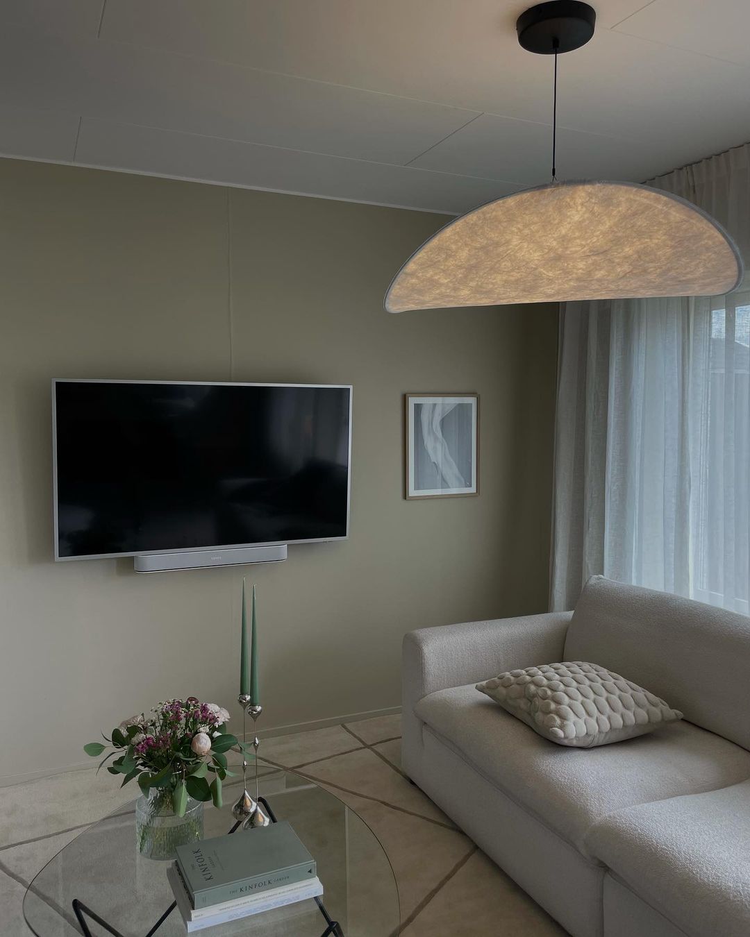 Pendant Light Dupont Paper 23.6 in Ceiling Adjustable Modern Indoor Dining Room Kitchen Lamp | Thomler