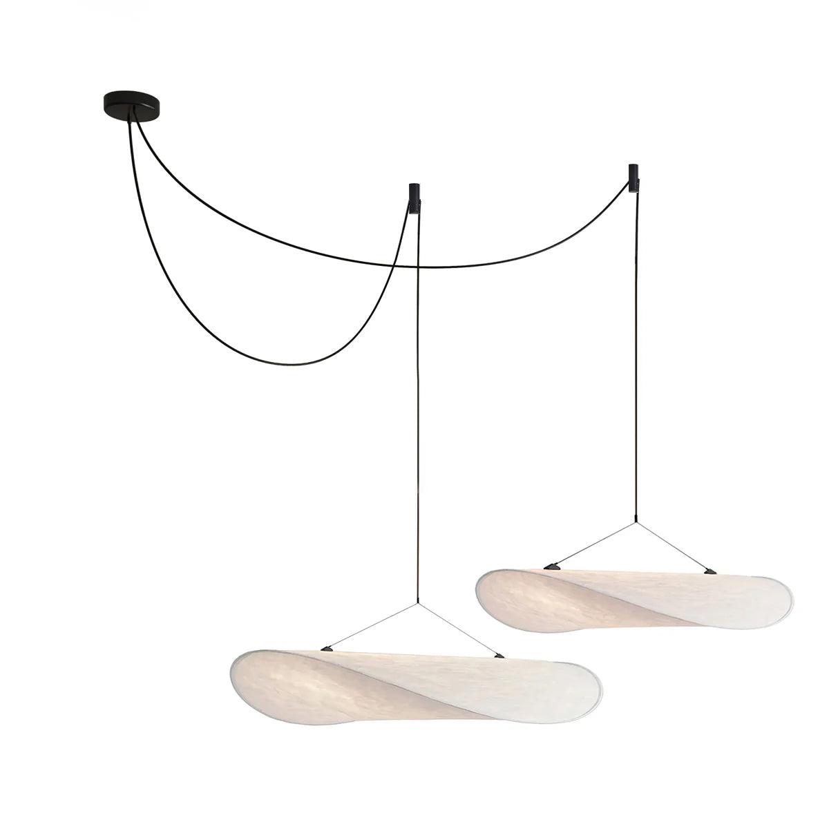 Pendant Light Dupont Paper 23.6 in Ceiling Adjustable Modern Indoor Dining Room Kitchen Lamp | Thomler