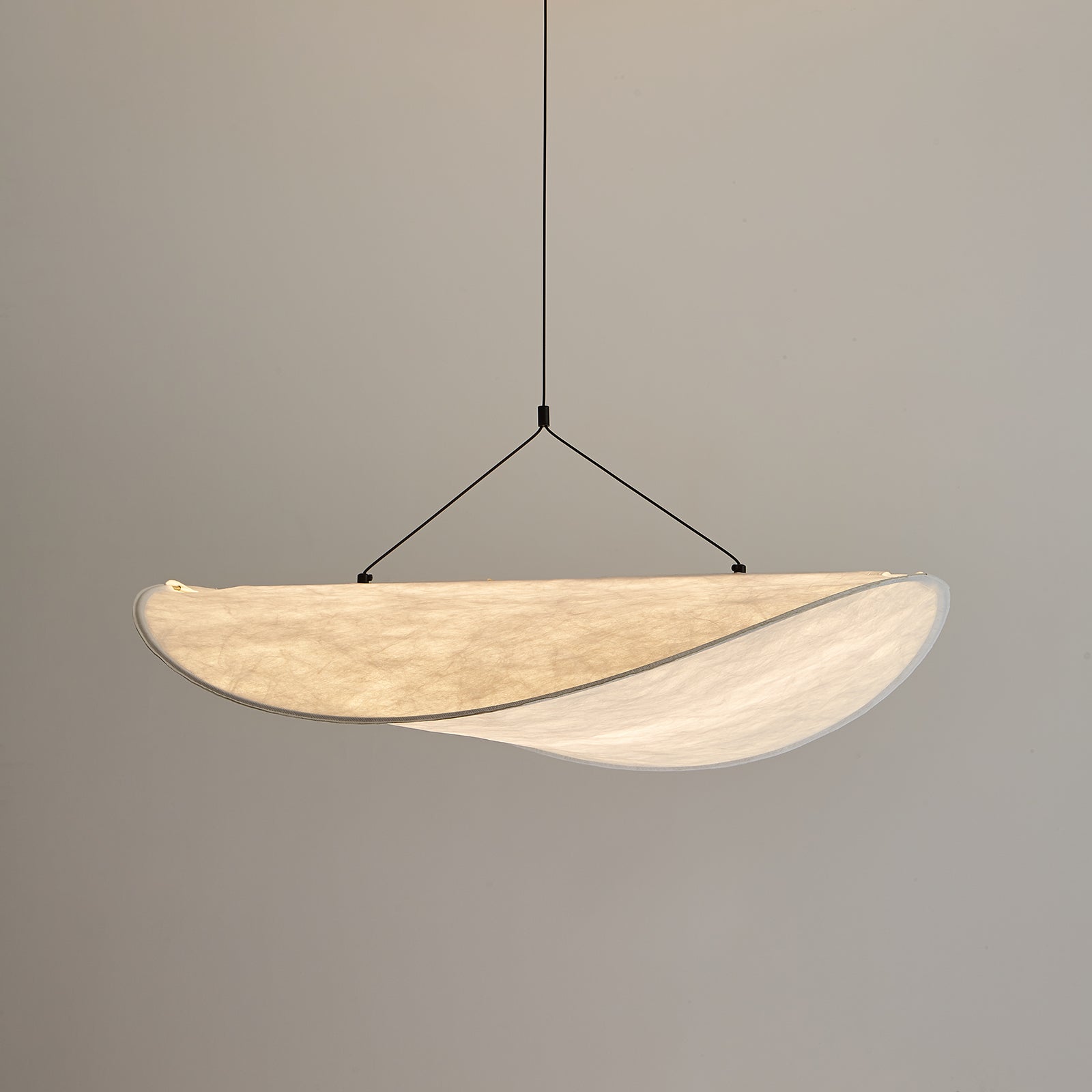 Pendant Light Dupont Paper 23.6 in Adjustable Indoor Ceiling Lamp Modern Dining Room Kitchen Lighting | Thomler