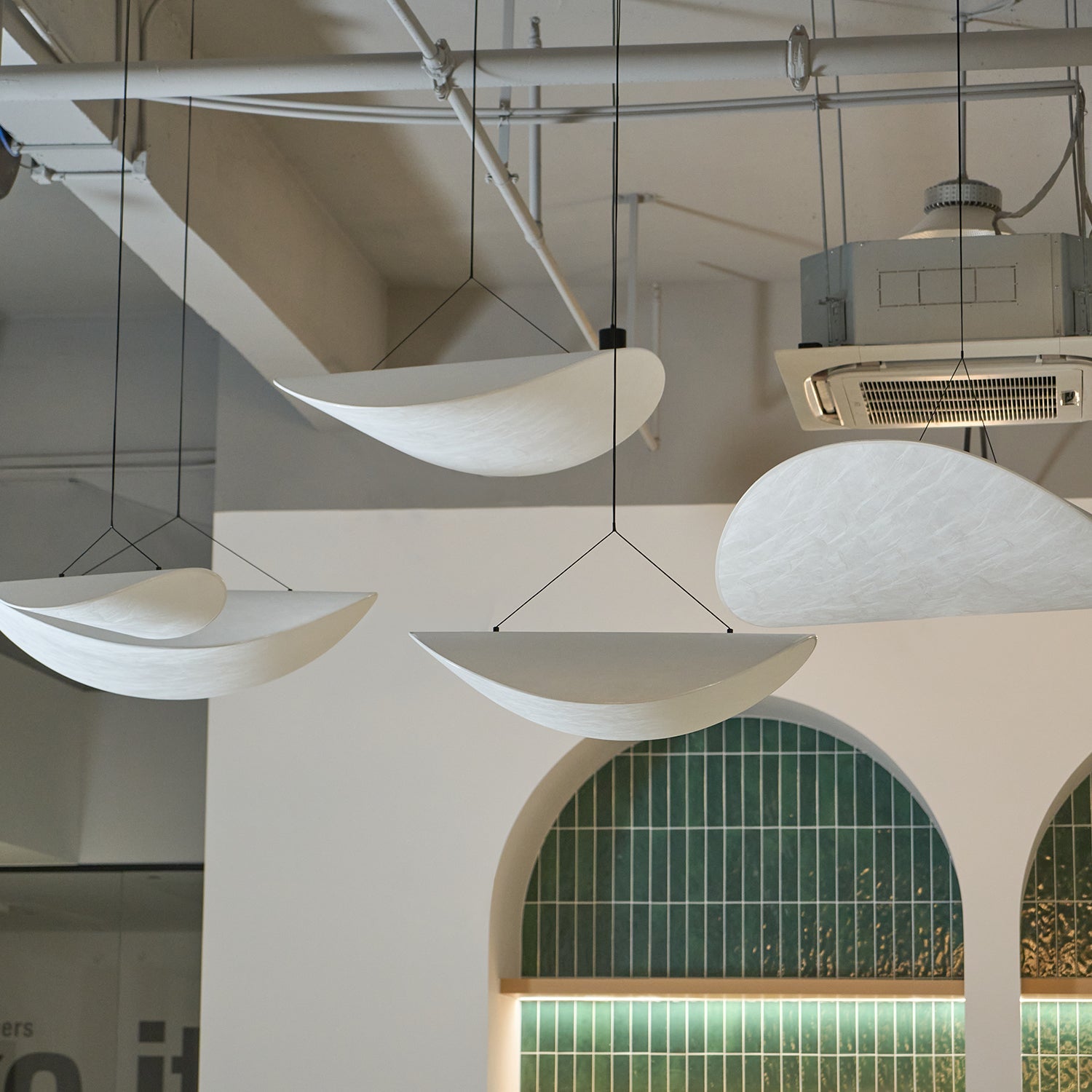 Pendant Light Dupont Paper 23.6 in Adjustable Indoor Ceiling Lamp Modern Dining Room Kitchen Lighting | Thomler