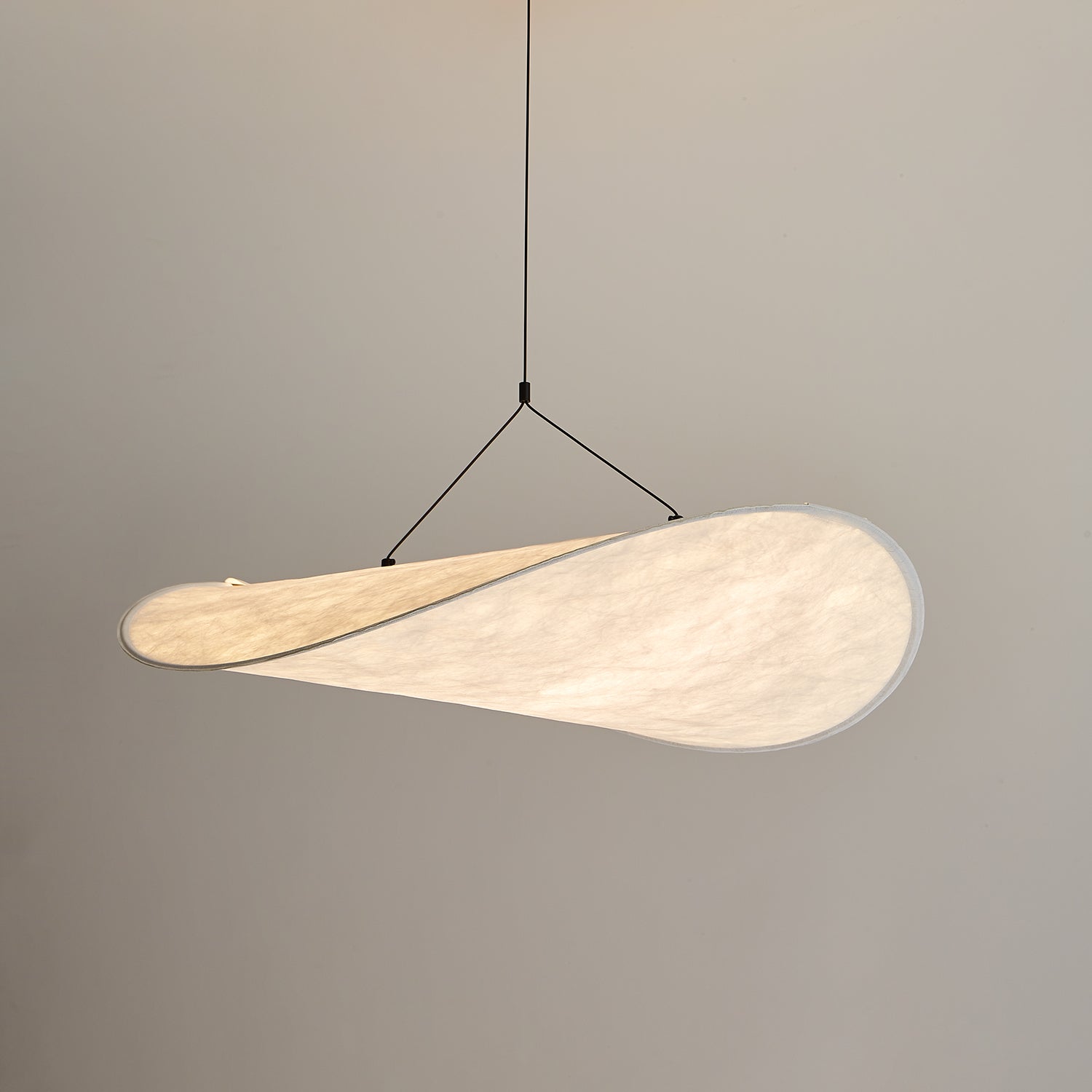 Pendant Light Dupont Paper 23.6 in Adjustable Indoor Ceiling Lamp Modern Dining Room Kitchen Lighting | Thomler
