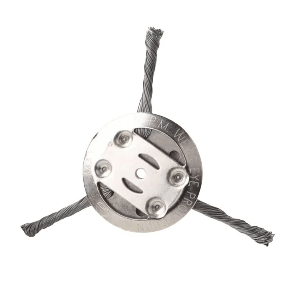 Steel Wire Trimmer Head for Battery String Trimmers – Universal Fit Brush Cutter Attachment for Weeds & Rust | Thomler