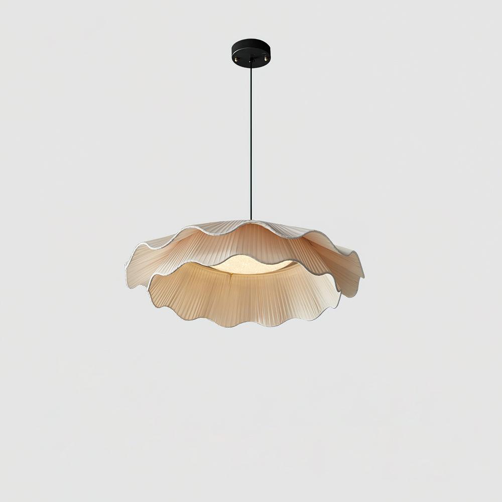 Pendant Light Brass 21.7 in Adjustable Ceiling Light Beige Black Living Room Dining Room Modern Minimalist Hanging Lamp | Thomler