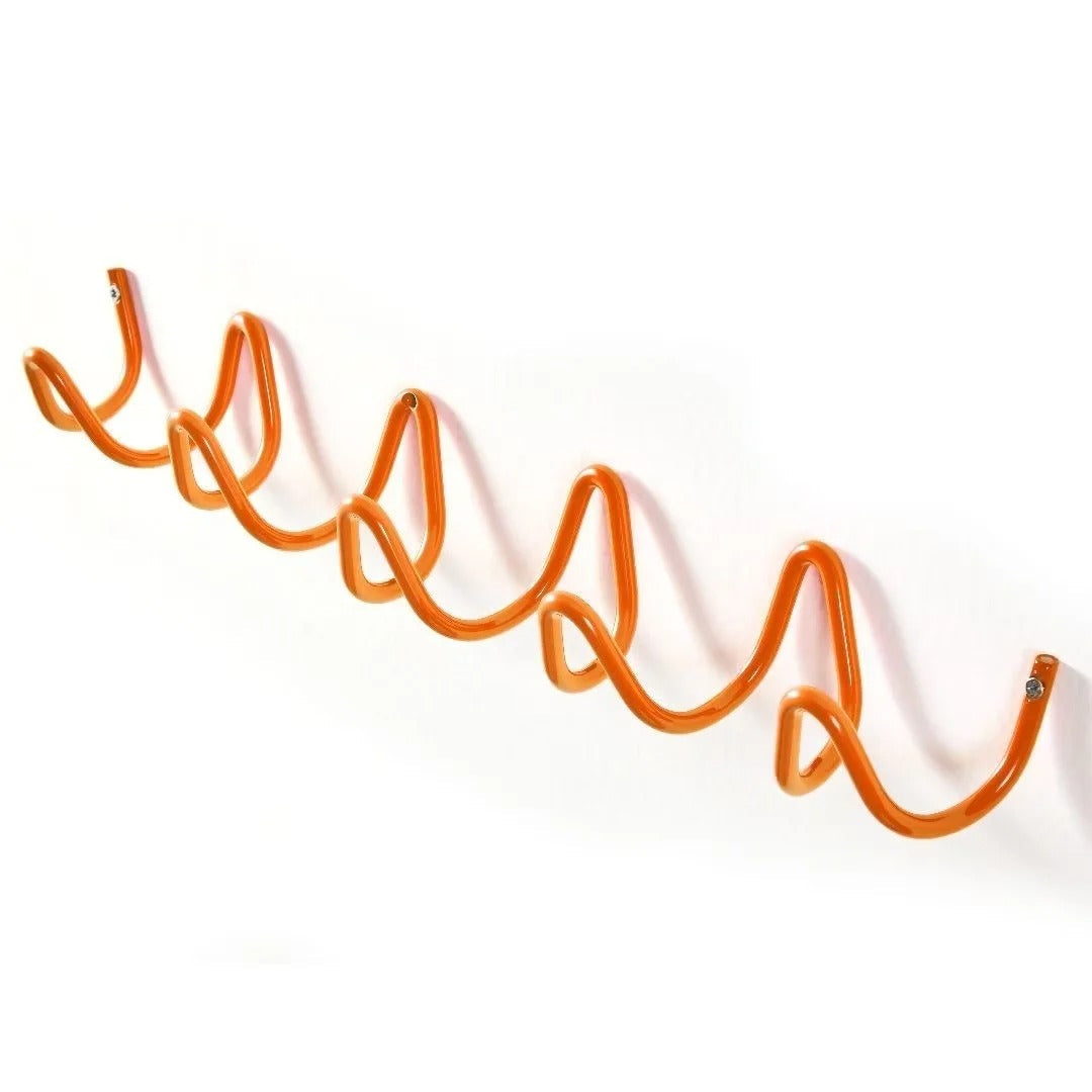Wave Iron Wall Hooks – Flowing Design Coat Rack for Entryway, Bedroom & Bathroom Storage | Thomler