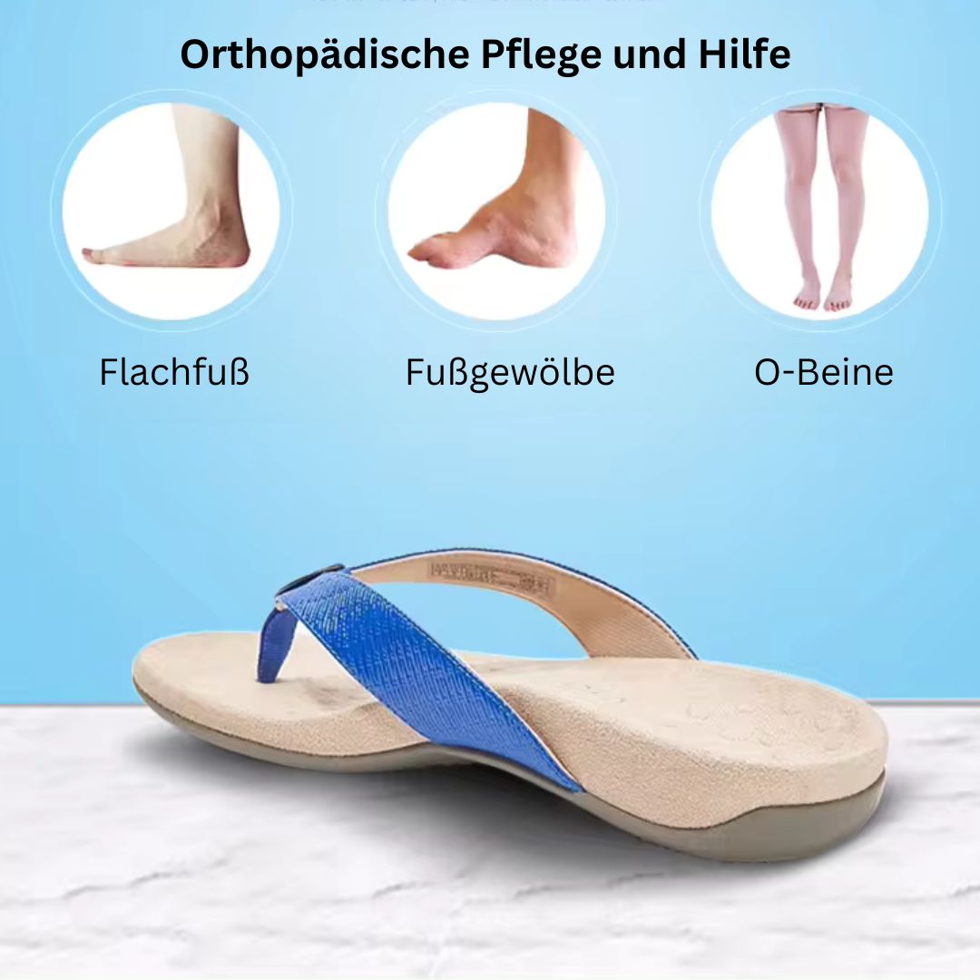 Women's Orthopedic Slide Sandals with Toe Separator for Bunion Relief & Arch Support | Slip-Resistant Footbed for All-Day Comfort | Casual O | Thomler