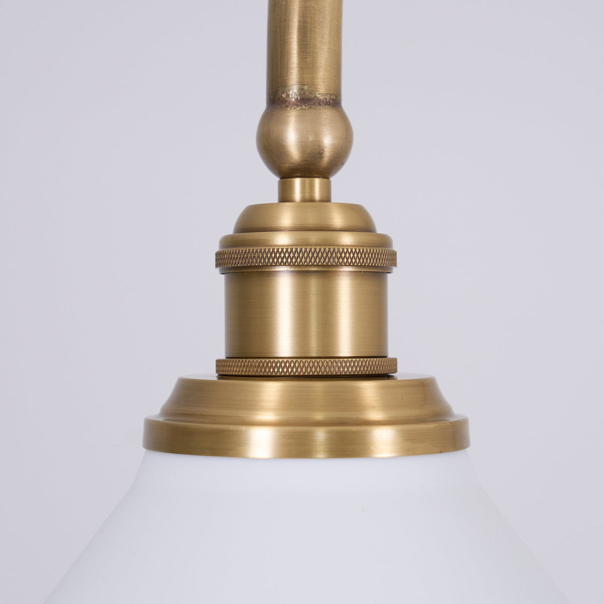 Double-Head Island Pendant Light with Cone Shades – Brushed Metal Finish | Thomler