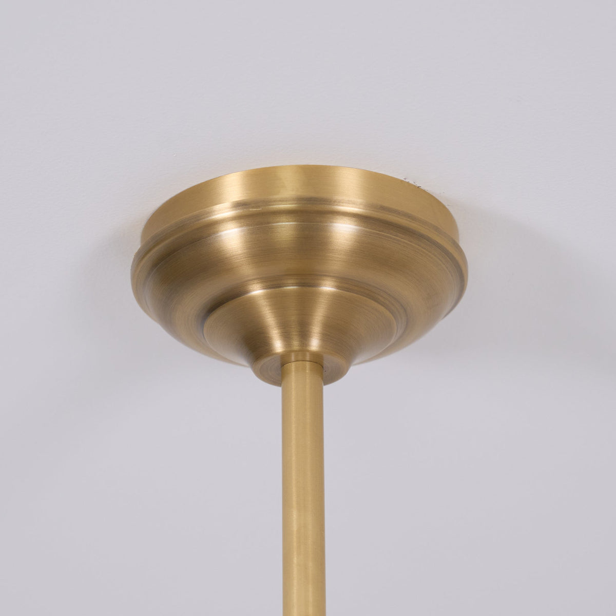 Double-Head Island Pendant Light with Cone Shades – Brushed Metal Finish | Thomler
