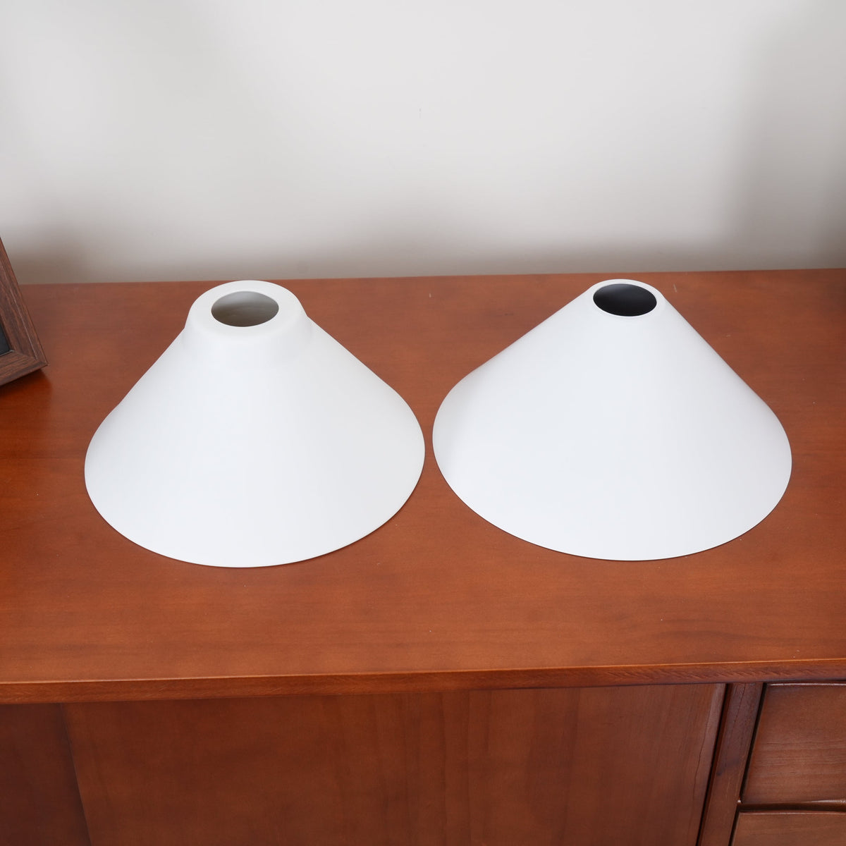 Double-Head Island Pendant Light with Cone Shades – Brushed Metal Finish | Thomler