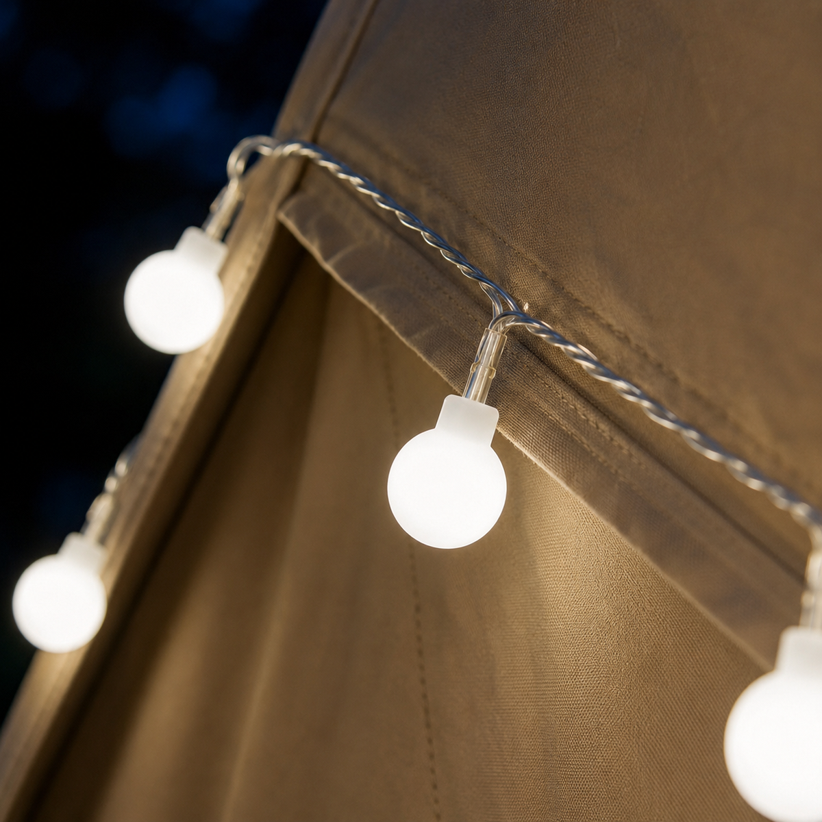 Battery or USB Powered LED Fairy String Lights – 10 ft with 20 Glowing Orbs for Indoor & Outdoor Holiday Decor | Thomler
