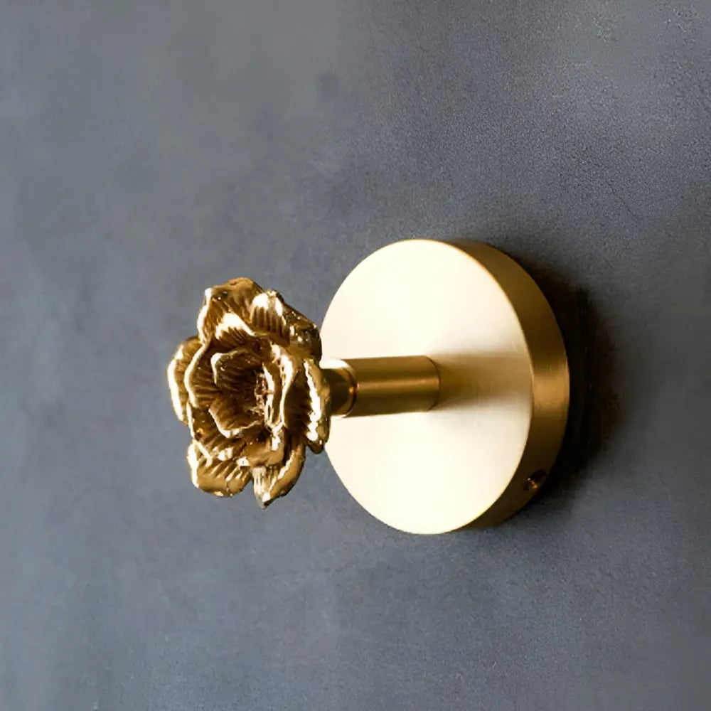 Tier-Wandhaken aus Massivmessing – 6 dekorative Motive mit Goldfinish