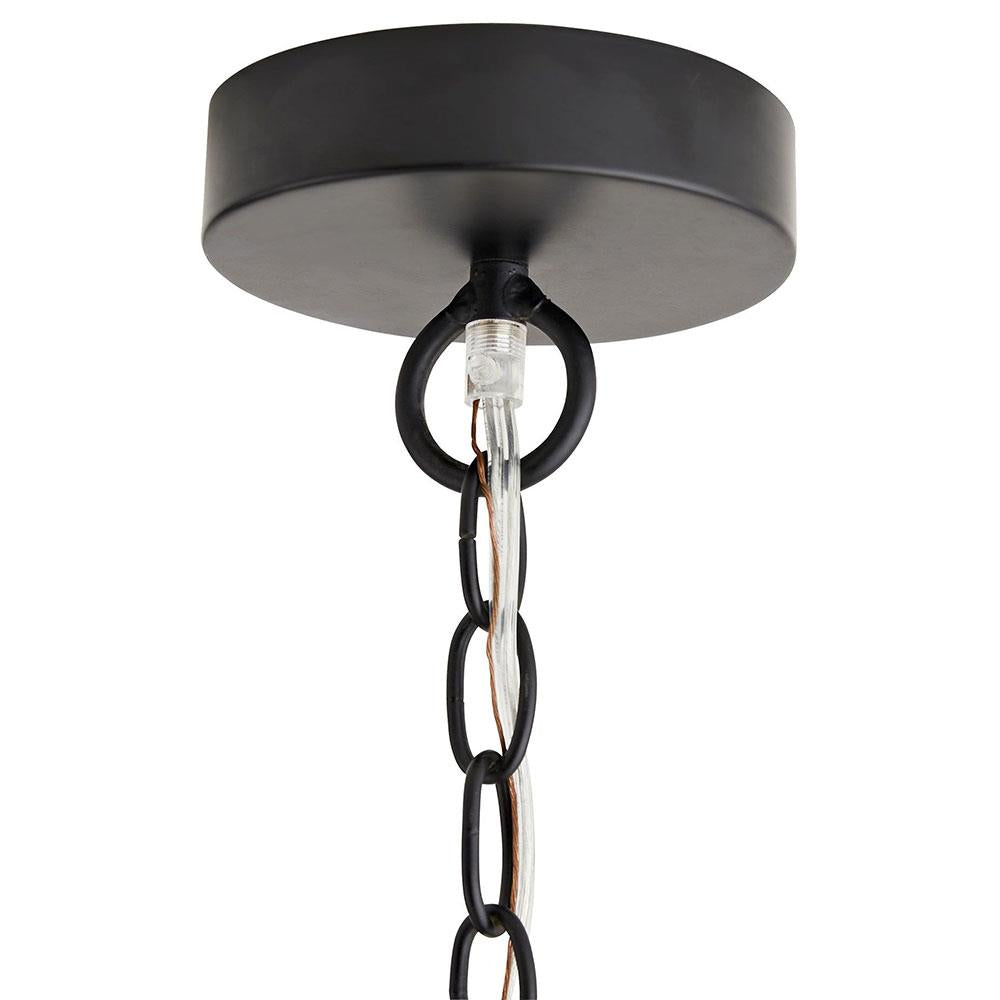 Chandelier Metal 20 in Ivory Modern Dining Room Ceiling Light Decorative Fixture | Thomler