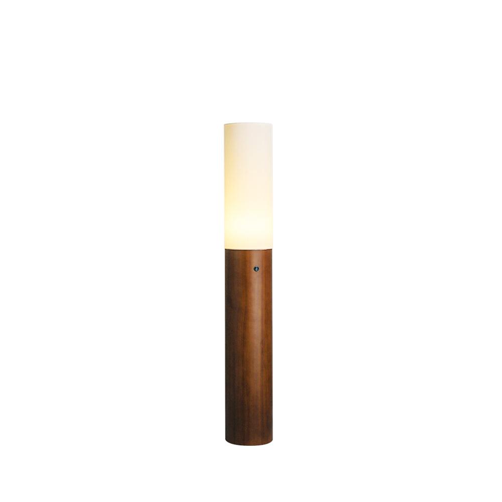 Wooden Standing Lamp 39 Inches Tall with Adjustable LED Light for Bedroom Living Room Reading Nook Slim Profile Modern Corner Lighting | Thomler