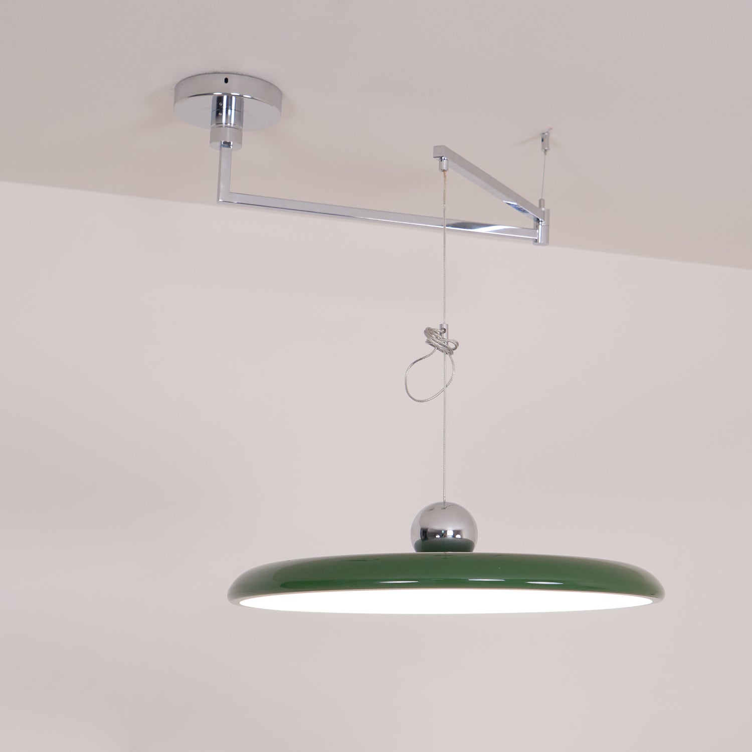Pendant Light Acrylic 15.7 in Adjustable Yellow Dining Room Kitchen Ceiling Lamp Modern LED Lighting | Thomler