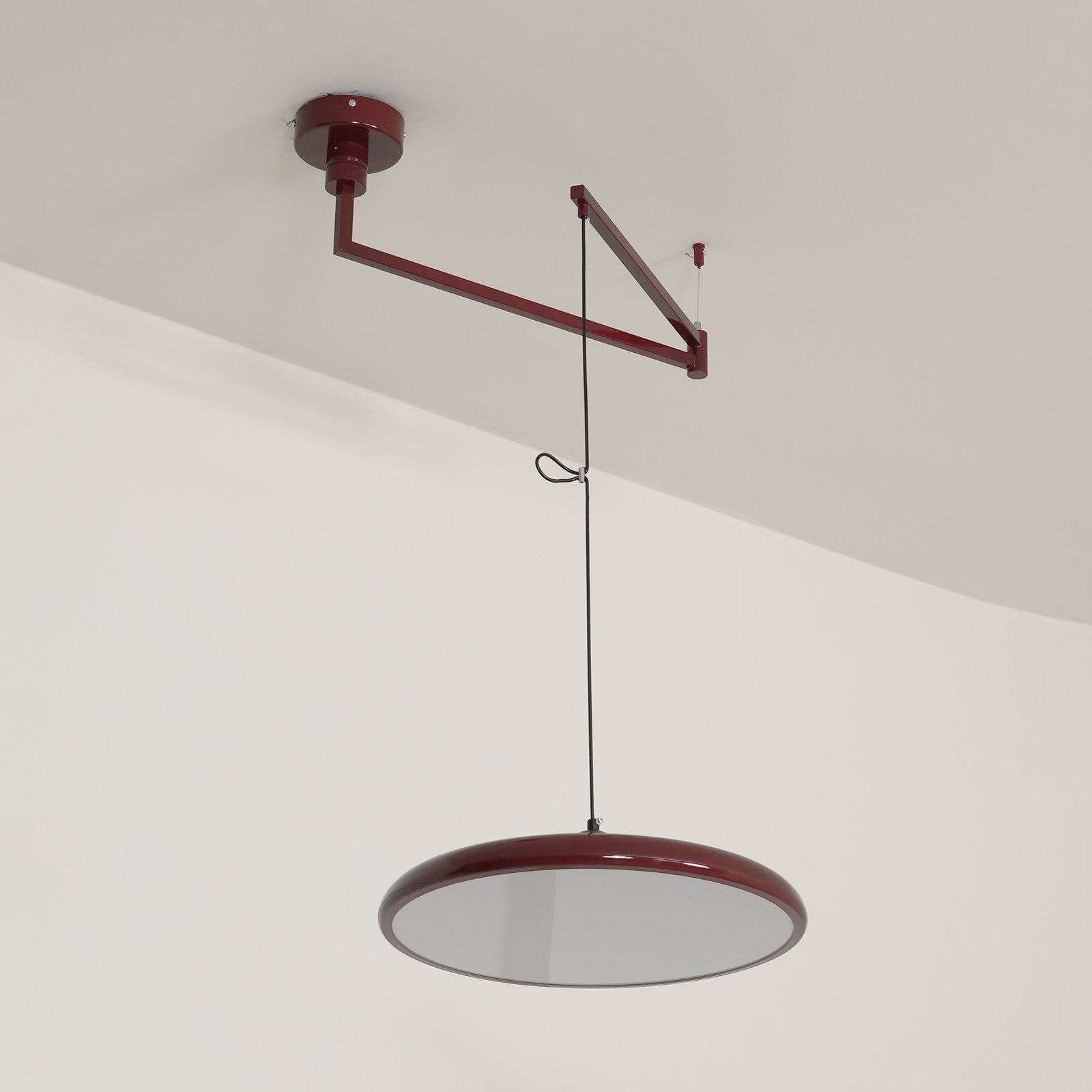 Pendant Light Acrylic 15.7 in Adjustable Yellow Dining Room Kitchen Ceiling Lamp Modern LED Lighting | Thomler