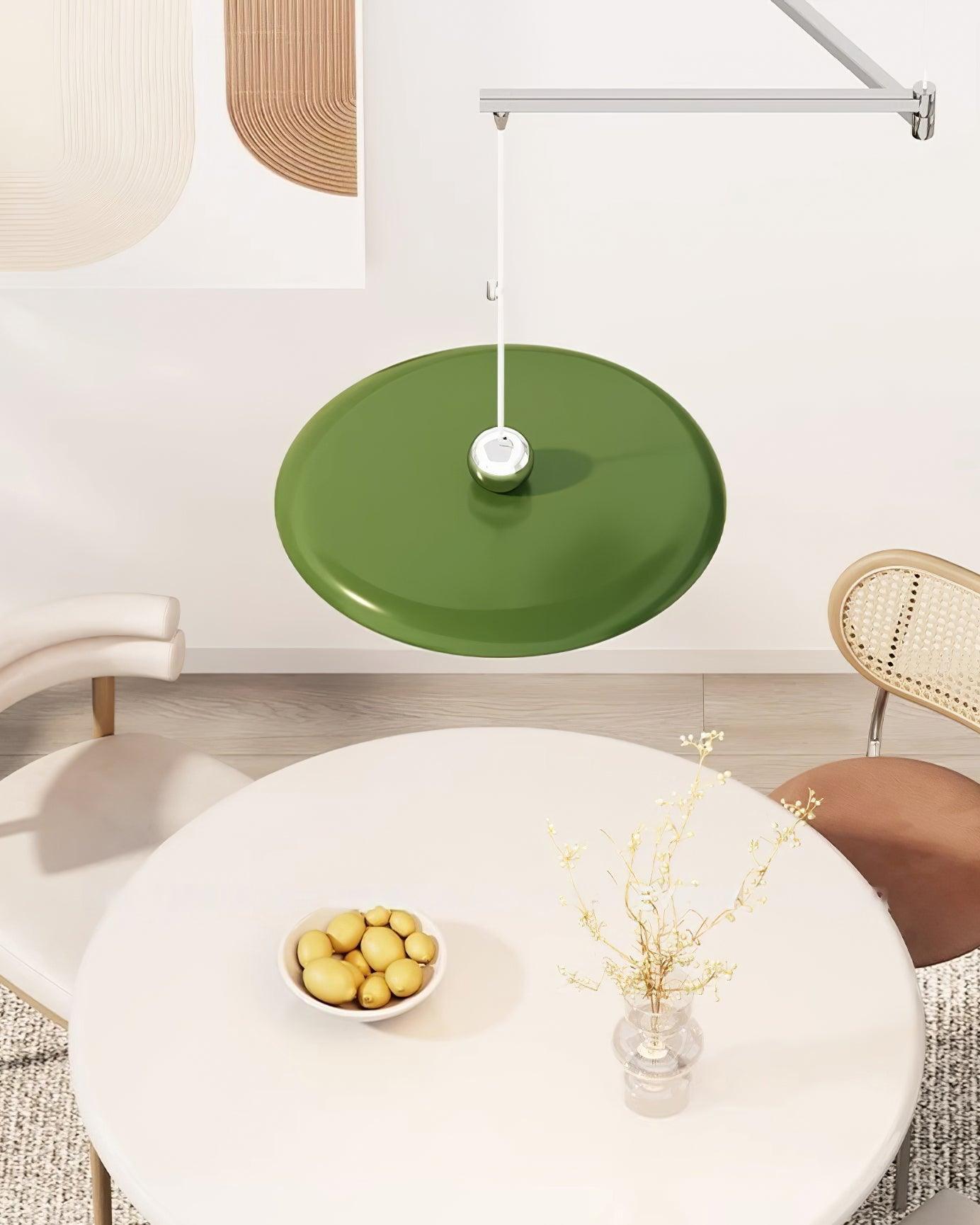 Pendant Light Acrylic 15.7 in Adjustable Yellow Dining Room Kitchen Ceiling Lamp Modern LED Lighting | Thomler