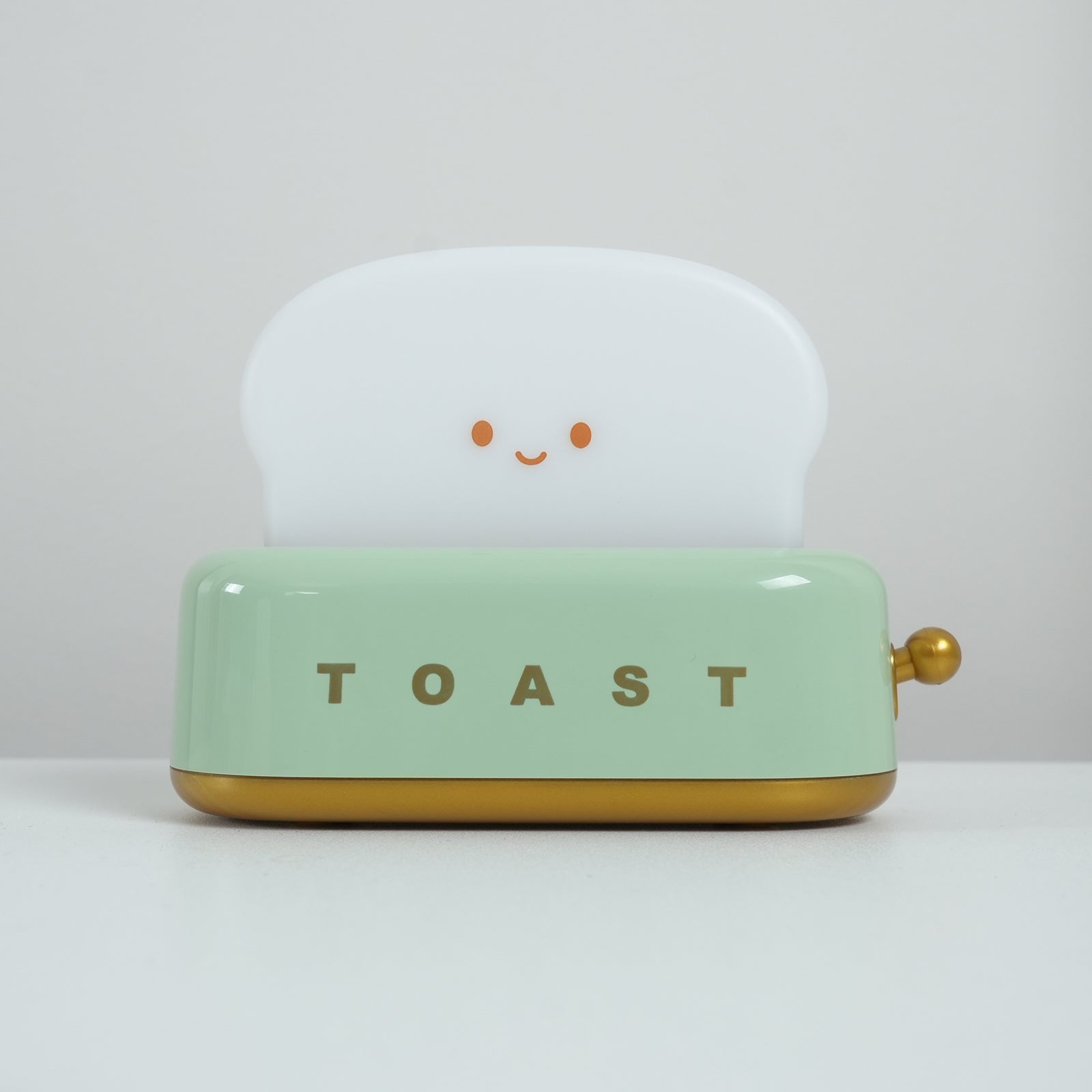 Night Light Plastic Toaster Shape 5.3 in Warm White Bedroom Desk Decorative Lamp USB LED Compact Portable | Thomler