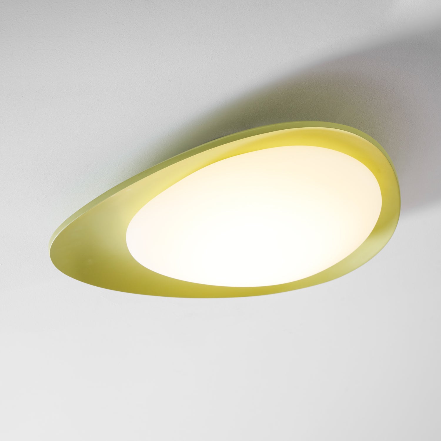 Ceiling Light Resin Integrated LED 46.0 cm Green Modern Living Room Flush Mount Lamp | Thomler