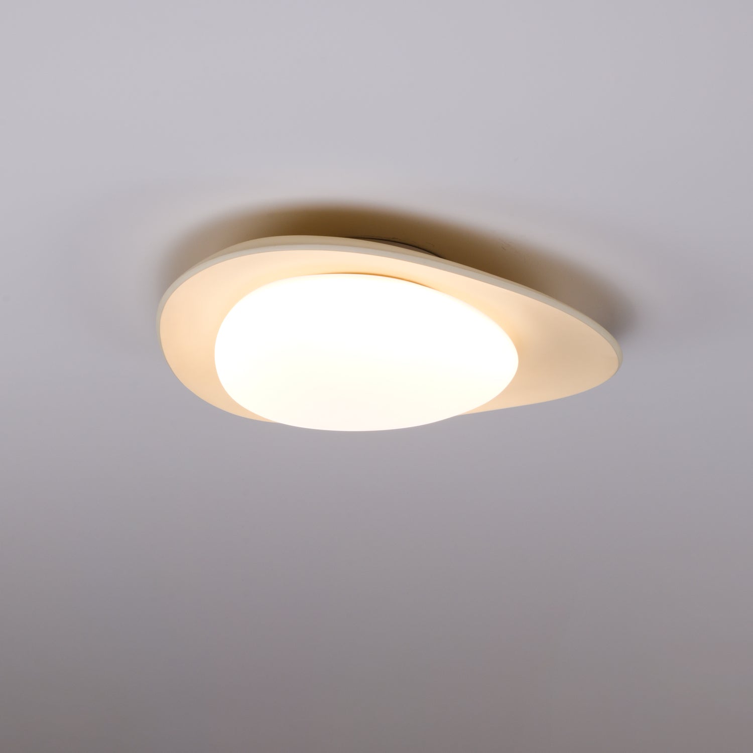 Ceiling Light Resin Leaf Shape 40.0 cm Green Living Room Bedroom Dining Room Adjustable LED Lighting | Thomler