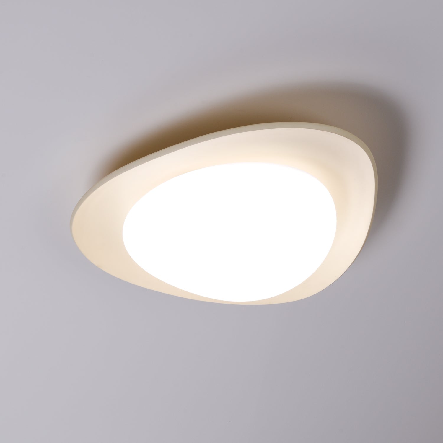 Ceiling Lamp Resin Leaf Shape Integrated LED Green Bedroom Dining Room Scandinavian Modern Lighting | Thomler