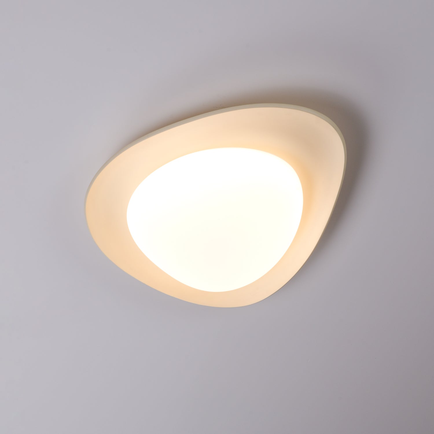 Ceiling Lamp Resin Leaf Shape Integrated LED Green Bedroom Dining Room Scandinavian Modern Lighting | Thomler