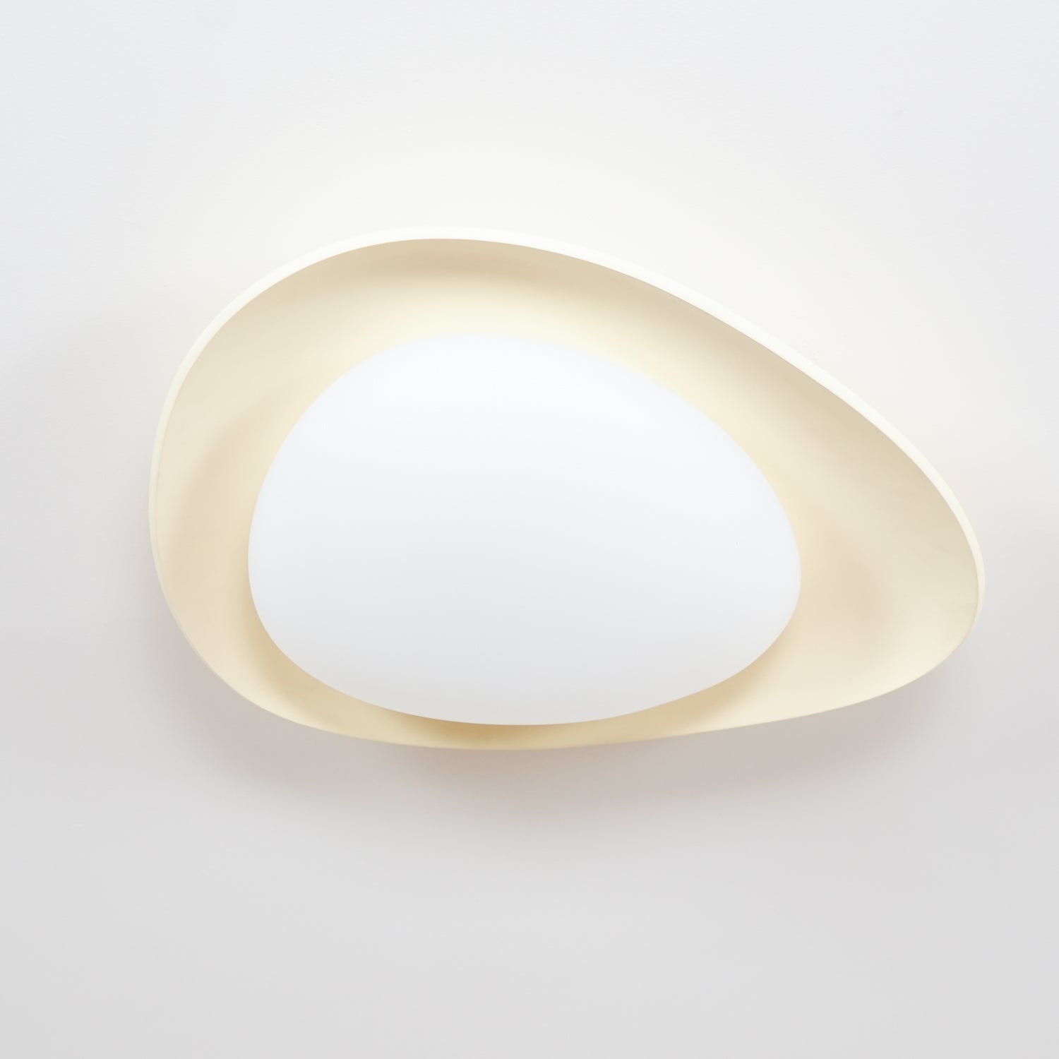 Ceiling Lamp Resin Leaf Shape Integrated LED Green Bedroom Dining Room Scandinavian Modern Lighting | Thomler