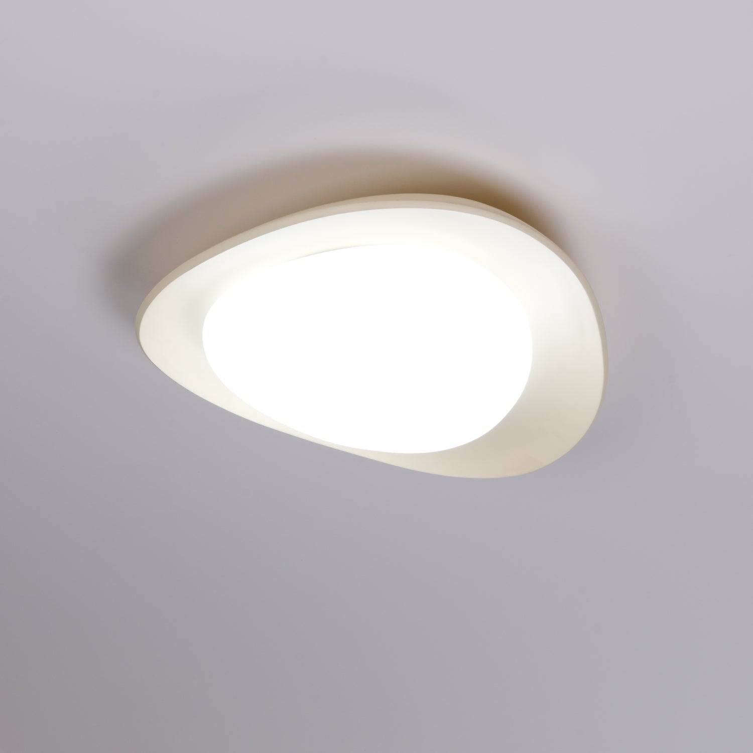 Ceiling Lamp Resin Leaf Shape Integrated LED Green Bedroom Dining Room Scandinavian Modern Lighting | Thomler
