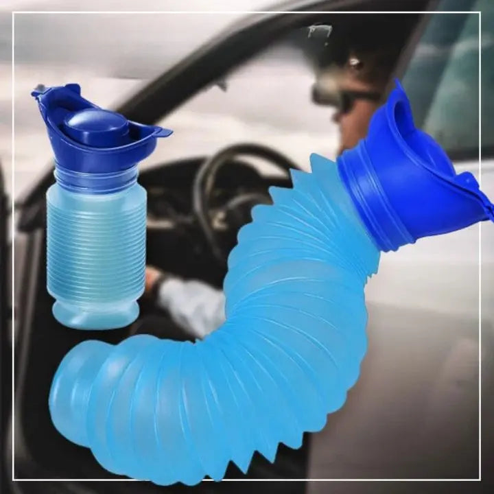 Travel Urinal Foldable 750 ml Blue Portable Car Camping Hiking Emergency Toilet | Thomler