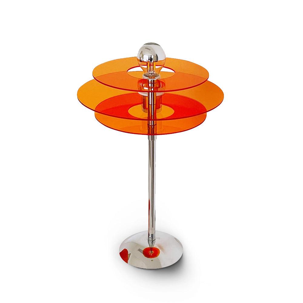 Table Lamp Acrylic 9.1 in Green Modern Desk Bedside LED Lighting Fixture | Thomler