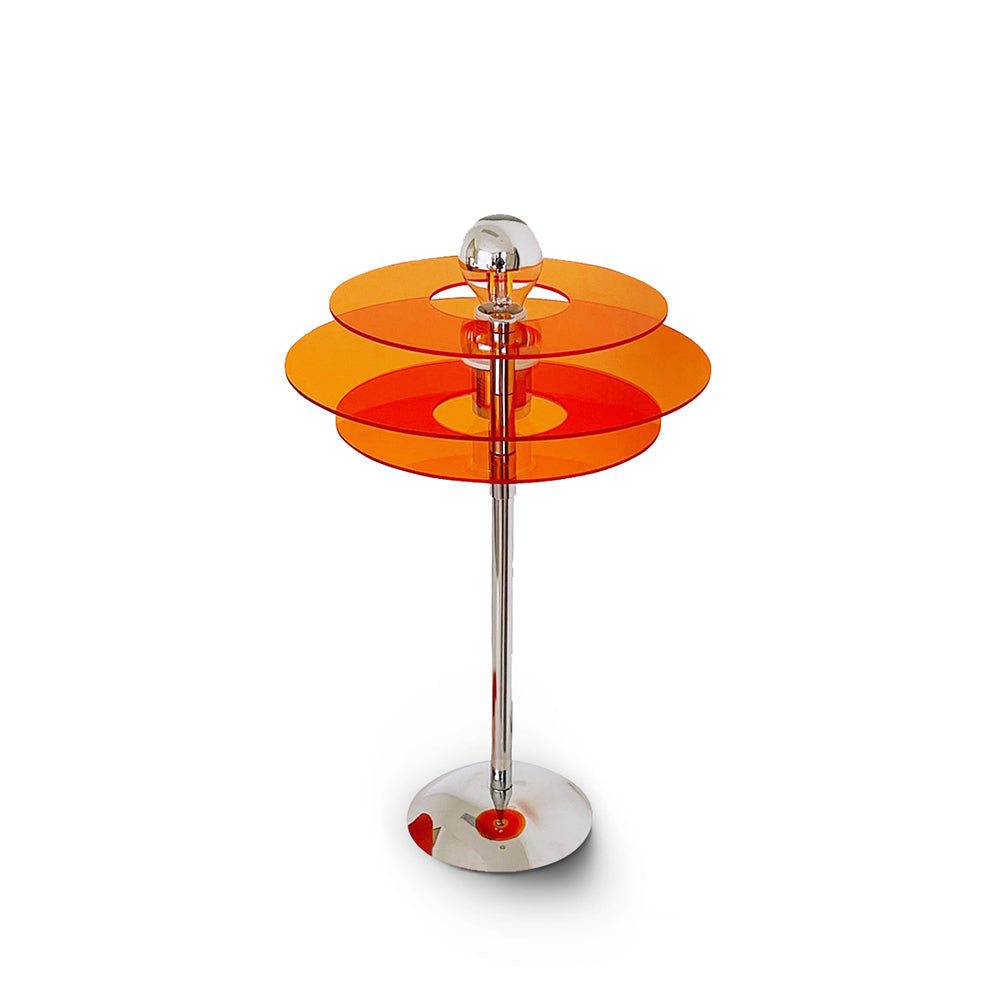 Table Lamp Acrylic 9.1 in Green Modern Desk Bedside LED Lighting Fixture | Thomler