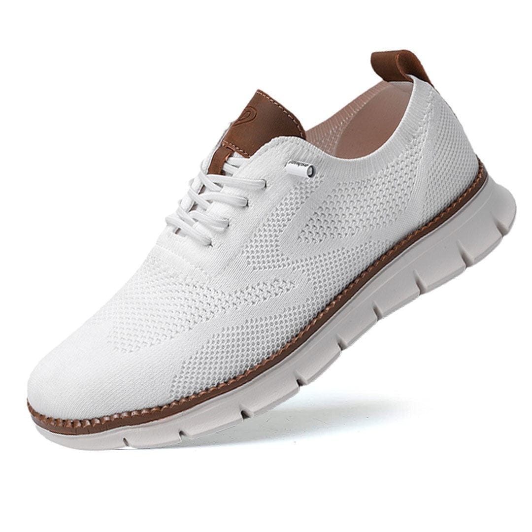 Men's Comfort Sneakers Lightweight Breathable Vegan Leather Everyday Shoes for Work Casual Office Walking | Thomler