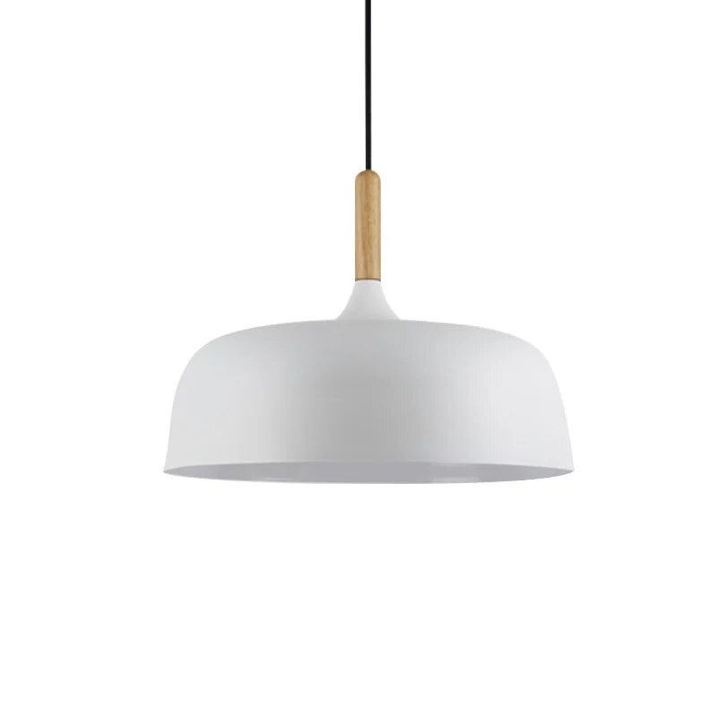 Pendant Light Metal 32.0 cm Black Dining Room Kitchen Island Hanging Ceiling Lamp Scandinavian LED Lighting | Thomler