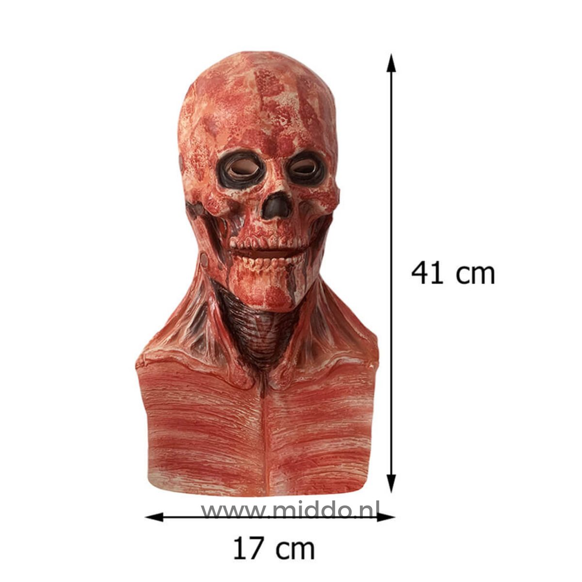 Dual-Layer Horror Mask with Removable Face Effect for Halloween Costume Parties | Thomler