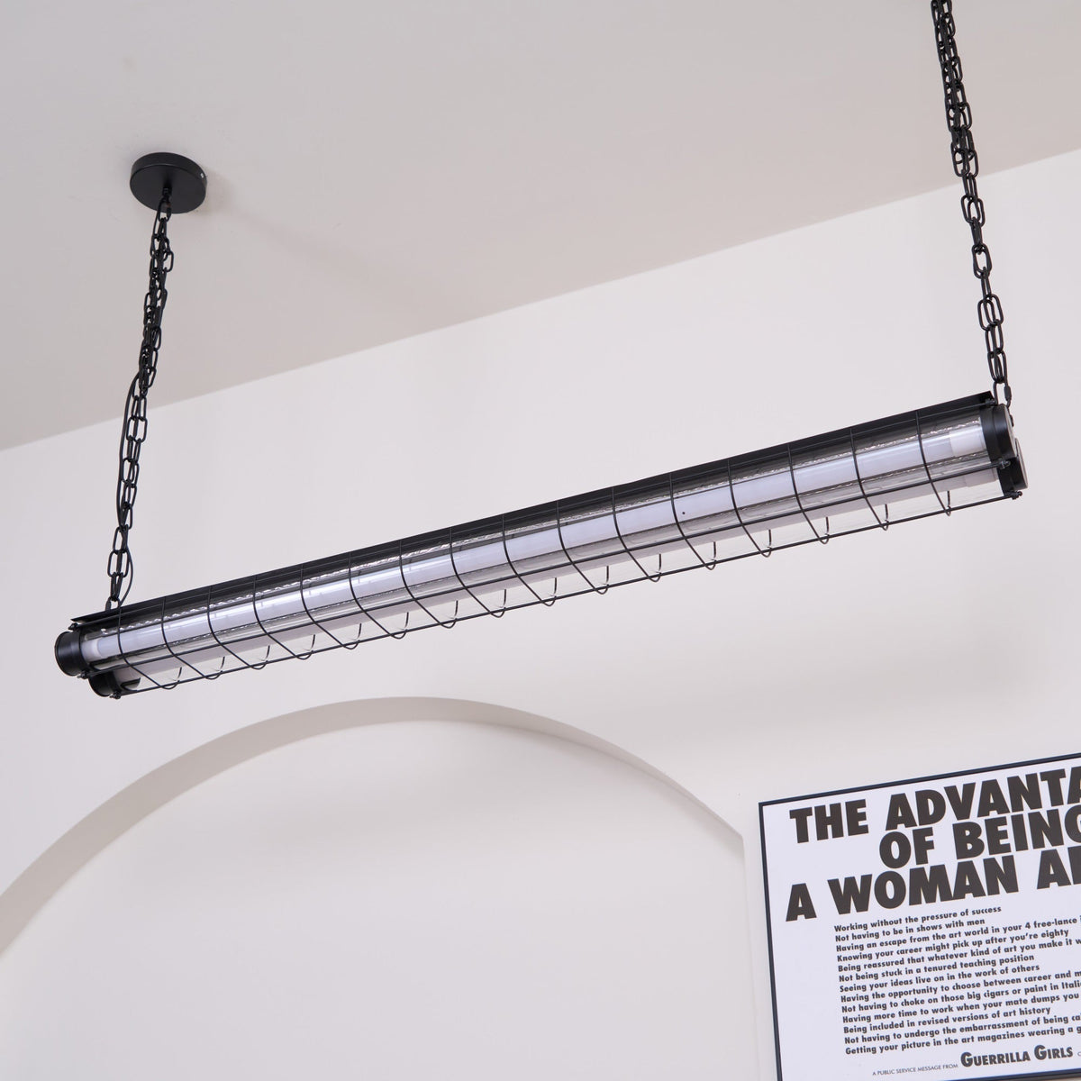 Contemporary Tubular Glass LED Pendant – Metal & Glass Island Light for Kitchen & Dining | Thomler