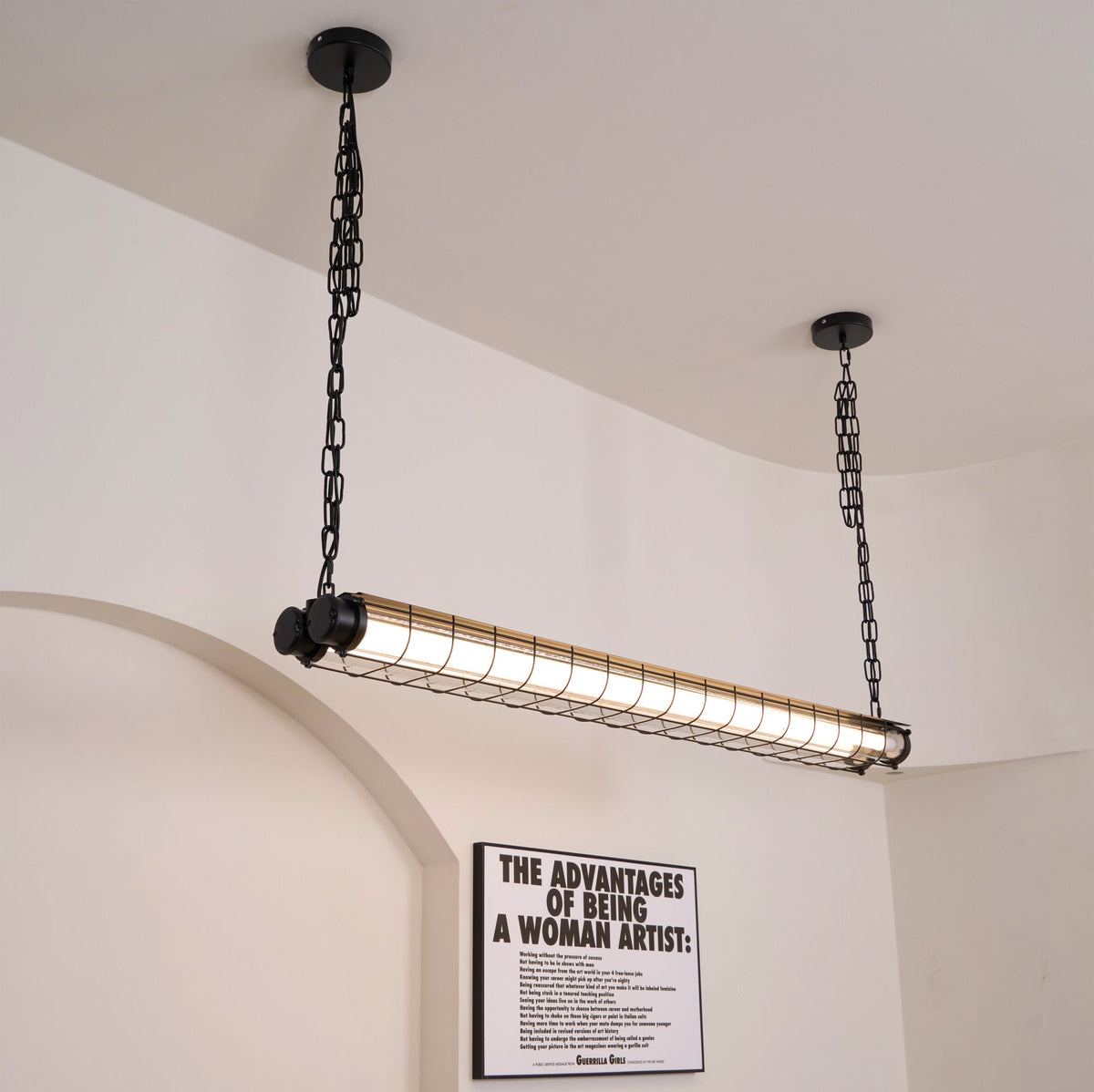 Contemporary Tubular Glass LED Pendant – Metal & Glass Island Light for Kitchen & Dining | Thomler