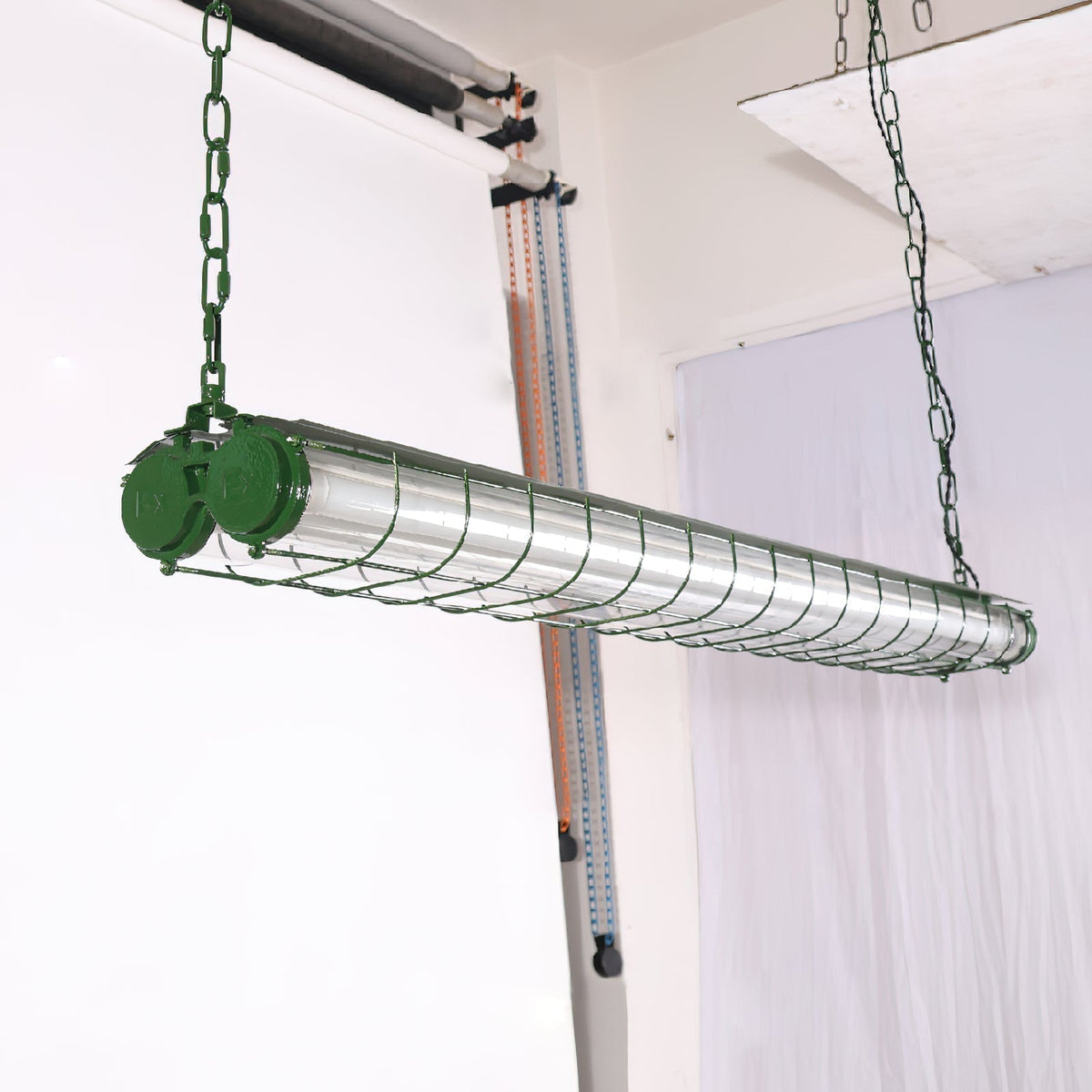 Contemporary Tubular Glass LED Pendant – Metal & Glass Island Light for Kitchen & Dining | Thomler