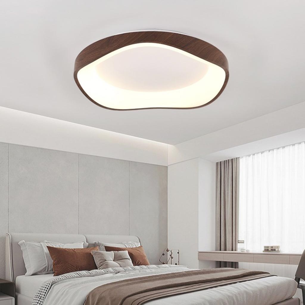 Flush Mount Ceiling Light Iron 16.5 in Adjustable LED Bedroom Living Room Modern Minimalist Lighting | Thomler