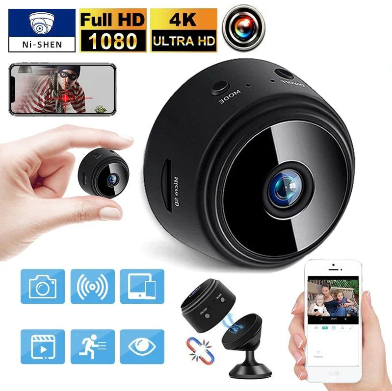 1080P HD Wireless Security Camera with Night Vision & Motion Detection for Indoor Home Monitoring | Thomler