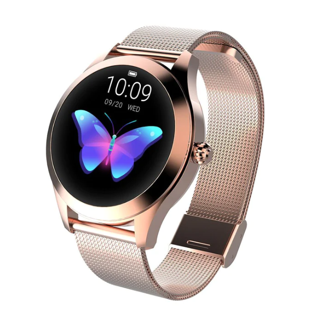 Women's Touch Screen Fitness Tracker Watch – Heart Rate, Sleep & Call Alerts with Swappable Straps | Thomler