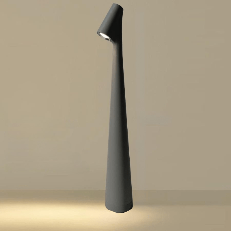 Table Lamp Metal 5.5 in x 17.7 in Cordless Warm White Light Indoor Outdoor Decorative Ambient Lighting | Thomler